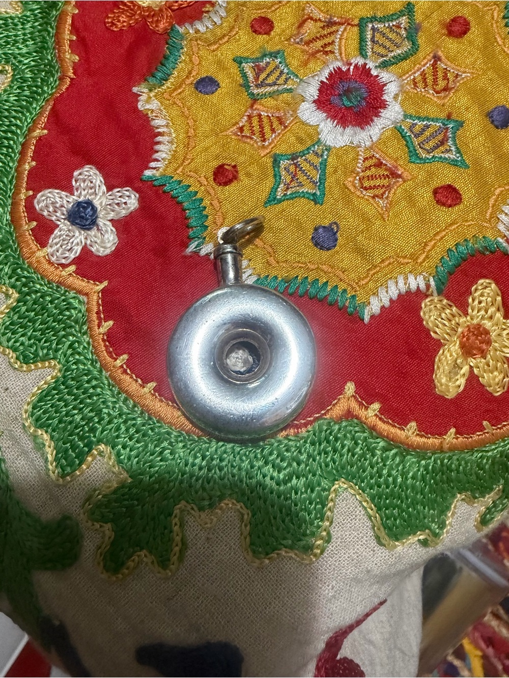 STERLING poison/perfume pendant